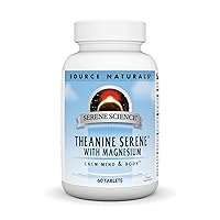 Source Naturals Serene Science L-Theanine with Magnesium and GABA - 60 Tablets