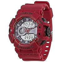 Timemark Watch, Plastic, Red, One Size