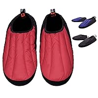 KingCamp Unisex-Adult Mens & Womens Warm Camping Portable Soft Winter Slippers for Indoor Outdoor KA2104