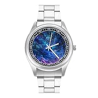 Beautiful Sky Classic Watches for Men Fashion Graphic Watch Easy to Read Gifts for Work Workout