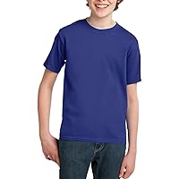 Youth 100% Cotton Casual Short Sleeves Essential T-Shirt