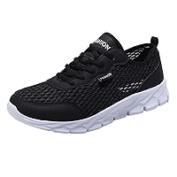 Mens Running Shoes Walking Tennis Sneakers Men's Simple and Fashionable Water Proof Round Head Solid Color Lightweight Classic Sneakers Men Leather