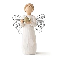 Willow Tree Angel of The Kitchen, Warm Comfort Between Friends, Angel Holds teapot as Welcoming Gesture, A Gift to Celebrate Supportive Friendships, Sculpted Hand-Painted Figure
