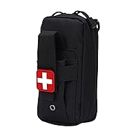 Rip-Away EMT Medical Aid IFAK Lifesaving Pouch, Aid Kit Bag Medical Bag Travel Pharmacy Bag Outdoor Camping Portable