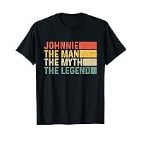 Johnnie The Man The Myth The Legend Vintage Gift for Johnnie T-Shirt