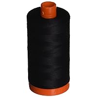 Aurifil A1050-2692 Mako Cotton Thread Solid 50WT 1422Yds Black