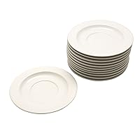 (Commercial Use) United Arab Emirates RAK Porcelain ACCESS Saucer, 6.7 inches (17 cm), Set of 12