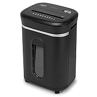 Aurora Long Duty Cycle 18-Sheet Crosscut Paper/CD/Credit Card Shredder, AntiJam Feature, 30-Minute Continuous Run Time, Large 6-gal Pullout Basket