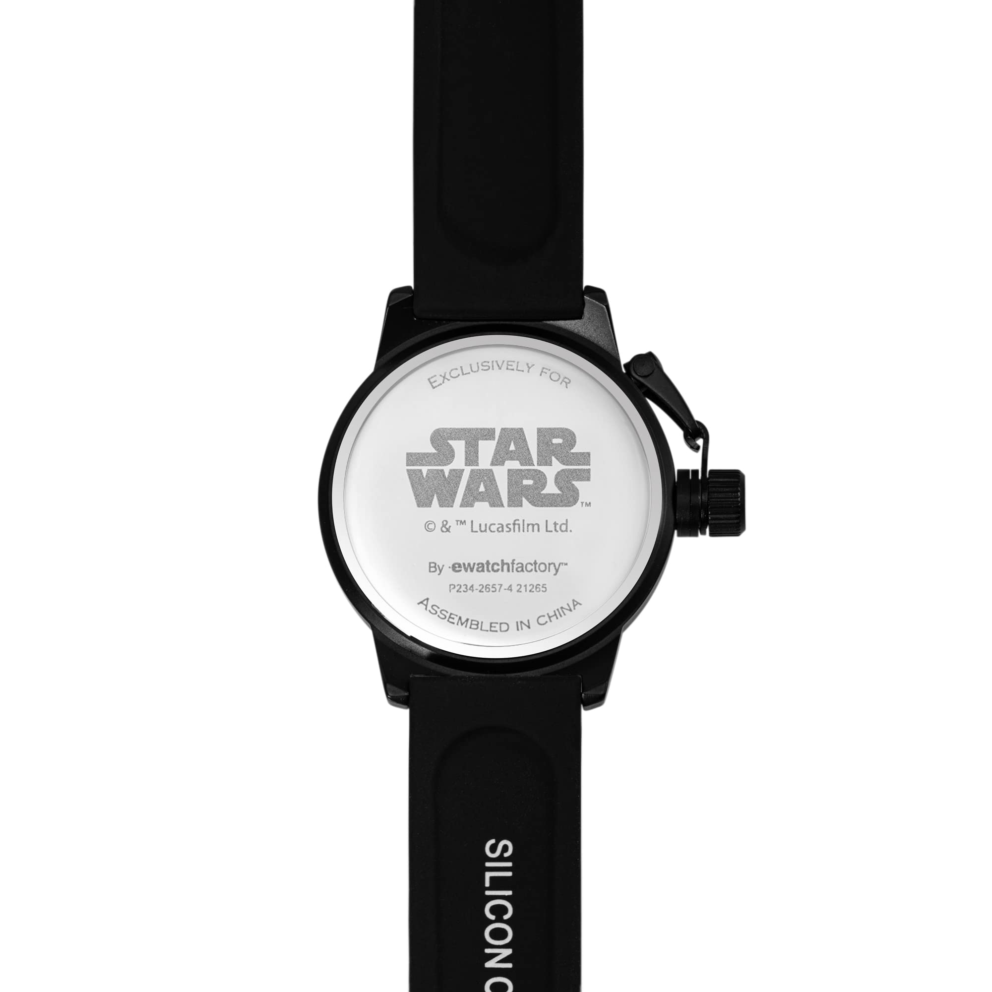Star Wars Adult Crown Protector Analog Quartz Rubber Strap Watch