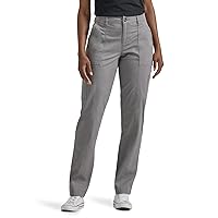 Lee Women's Petite Ultra Lux Comfort with Flex-to-go Utility Pant