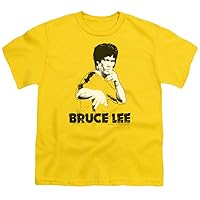 Bruce Lee Kids T-Shirt Suit Splatter Youth Yellow
