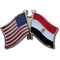 AES Wholesale Pack of 50 USA American & Egypt Country Flag Bike Hat Cap lapel Pin