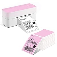 Phomemo Pink Label Printer with Pink Thermal Shipping Label - 4