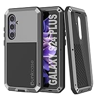 Punkcase for Galaxy S24 Plus Metal Case Heavy Duty Military Grade Armor Cover [Shockproof] Hybrid Full Body Hard Aluminum & TPU Design [Non Slip] for Galaxy S24+ Plus 5G (2024) (6.7