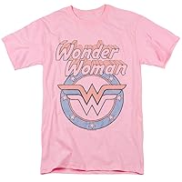 Popfunk Classic Wonder Woman Officially Licensed Adults-Unisex T Shirt & Stickers