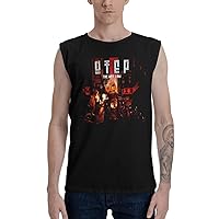 Otep Mens Tank Top T Shirt Fashion Sleeveless T-Shirts Summer Exercise Vest Black