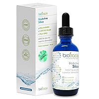 BioActive Silica Drops | Liquid Mineral Concentrate for Healthy Hair, Skin, Nails and Collagen Production | Helps Manage Calcium, Joint and Bone Function | 2 Fl Oz