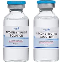Reconstitution Solution 2-Pack - 30ml - Ultra Clean Solution in Premium Glass Vials | Made in USA