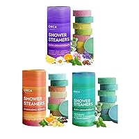 Shower Steamer 3 Pack Bundle - Includes Eucalyptus Shower Bomb Shower Steamers Aromatherapy Spa Gifts, Eucalyptus Shower Bombs Aromatherapy, Relaxation Gifts for Women, Shower Steamer for Women & Men