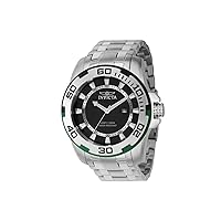 Invicta Men's Pro Diver 50mm Stainless Steel Quartz Watch, Silver (Model: 39116)