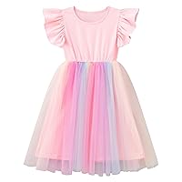 Toddler Baby Girl Tutu Tulle Dress Sleeveless Fluffy Cute Party Sundress