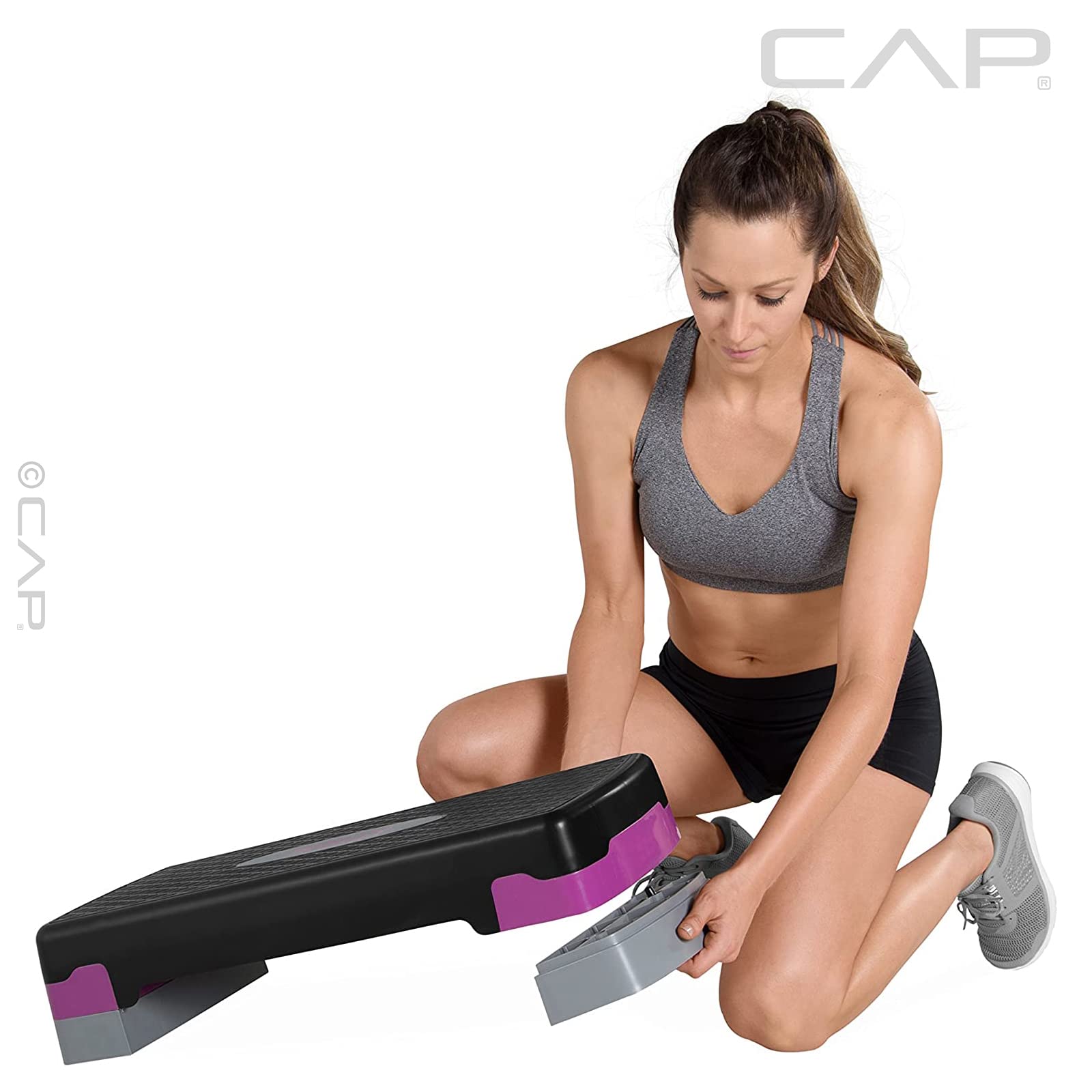 Tone Fitness Compact Aerobic Step Platform | Exercise Step