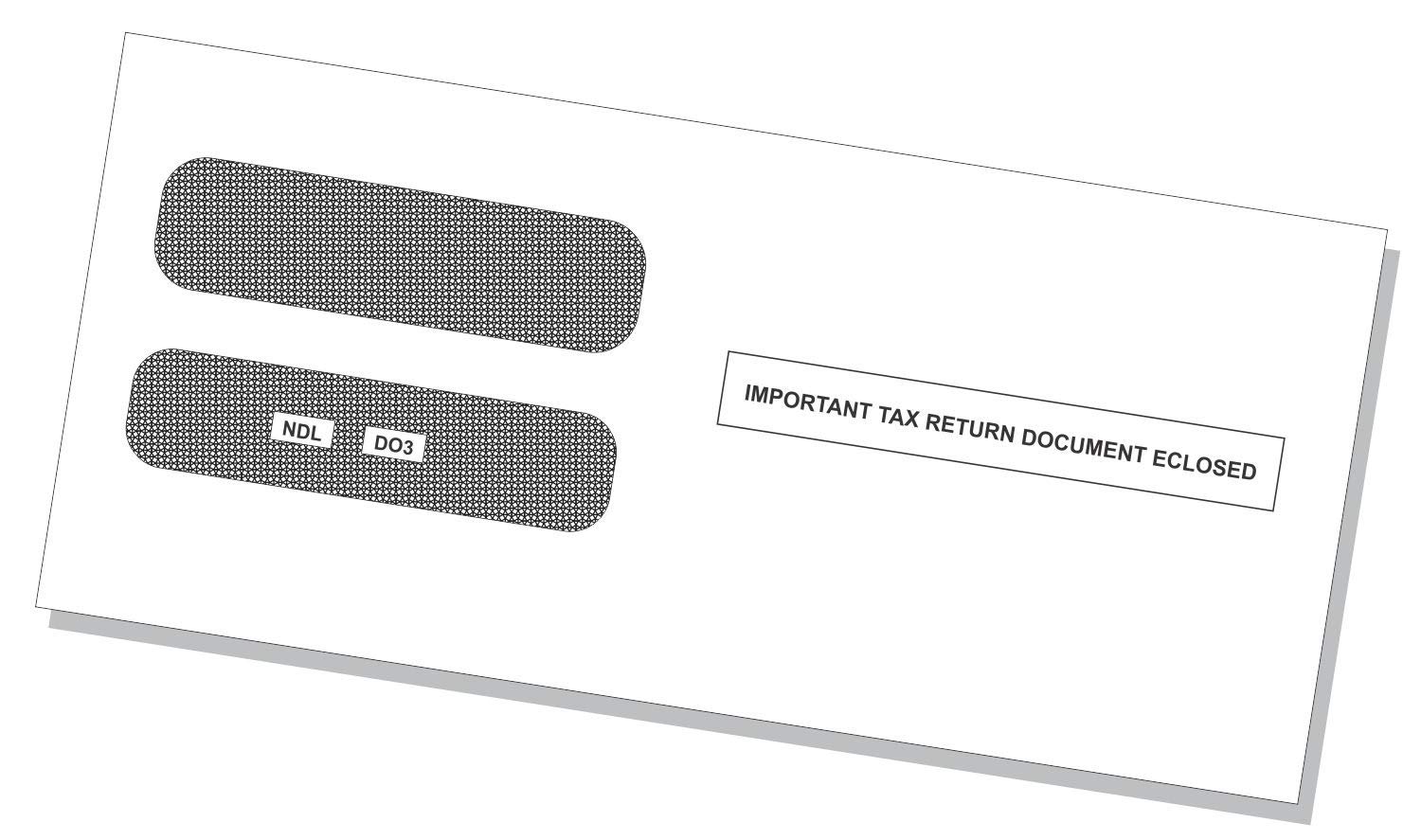 500 Self Seal Envelopes, Designed to fit 2021 3-up Laser W-2 Forms, Horizontal Format