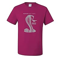 Ford Mustang Cobra Gray Snake 50 Years Licensed Official Mens T-Shirts