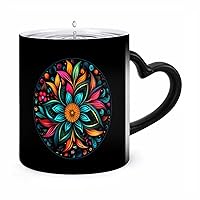 Polish Traditional Folk Art Ceramic Coffee Mug Heat Sensitive Color Changing Magic Mug Personalized Cup Funny Gift