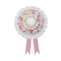 Truly Hen Rosette Badge for Hen Party and Bridal Showers, Multicolour