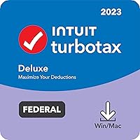 TurboTax Deluxe 2023 Tax Software, Federal Tax Return [Amazon Exclusive] [PC/Mac Download] TurboTax Deluxe 2023 Tax Software, Federal Tax Return [Amazon Exclusive] [PC/Mac Download] PC/Mac Download