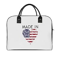 Made in American Travel Tote Bag Large Capacity Laptop Bags Beach Handbag Lightweight Crossbody Shoulder Bags for Office