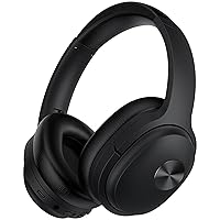 SE7 Hybrid Active Noise Cancelling Headphones, Bluetooth Wireless Headphones, Over Ear Bluetooth Headphones with ENC Clear Calls, Bluetooth 5.2, Deep Bass, 30Hrs for Music/Work, Black