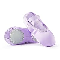 Toddler Ballet Shoes for Girls - Satin Girls Ballet Slippers for Girls, Toddler Dance Shoes (Toddler/Little Kid/Big Kid)