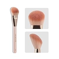 Angled Blush Foundation Brush for Cream Liquid Makeup,Contour Bronzer highlight Makeup, Angled Face Makeup Tool (Multitask Face Brush)