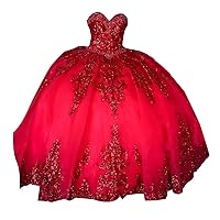 Glitter Rose Gold Sequined Patterns Lace Ball Gown Quinceanera Dresses Sweet 15 Prom Party Dress 2024 Champagne Organza