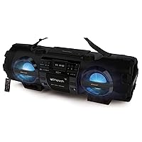Emerson EPB-3001 Dual Subwoofer Bluetooth Boombox