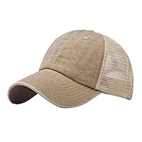 Baseball Cap for Women Trucker Dad Hat Adjustable Men Ponytail Hat Womens Hat Women’s Hat Hats for Woman
