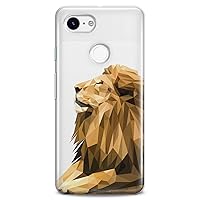 TPU Case Compatible for Google Pixel 8 Pro 7a 6a 5a XL 4a 5G 2 XL 3 XL 3a 4 Geometric Cute Soft Girl Flexible Silicone Slim fit Clear King Design Animal Cute Print Abstract Love Lion Royal