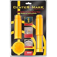 Calculated Industries 8110 Center Mark Drywall Recessed Lighting Cutout Magnetic Locator Tool for Non-LED Cans, Yellow