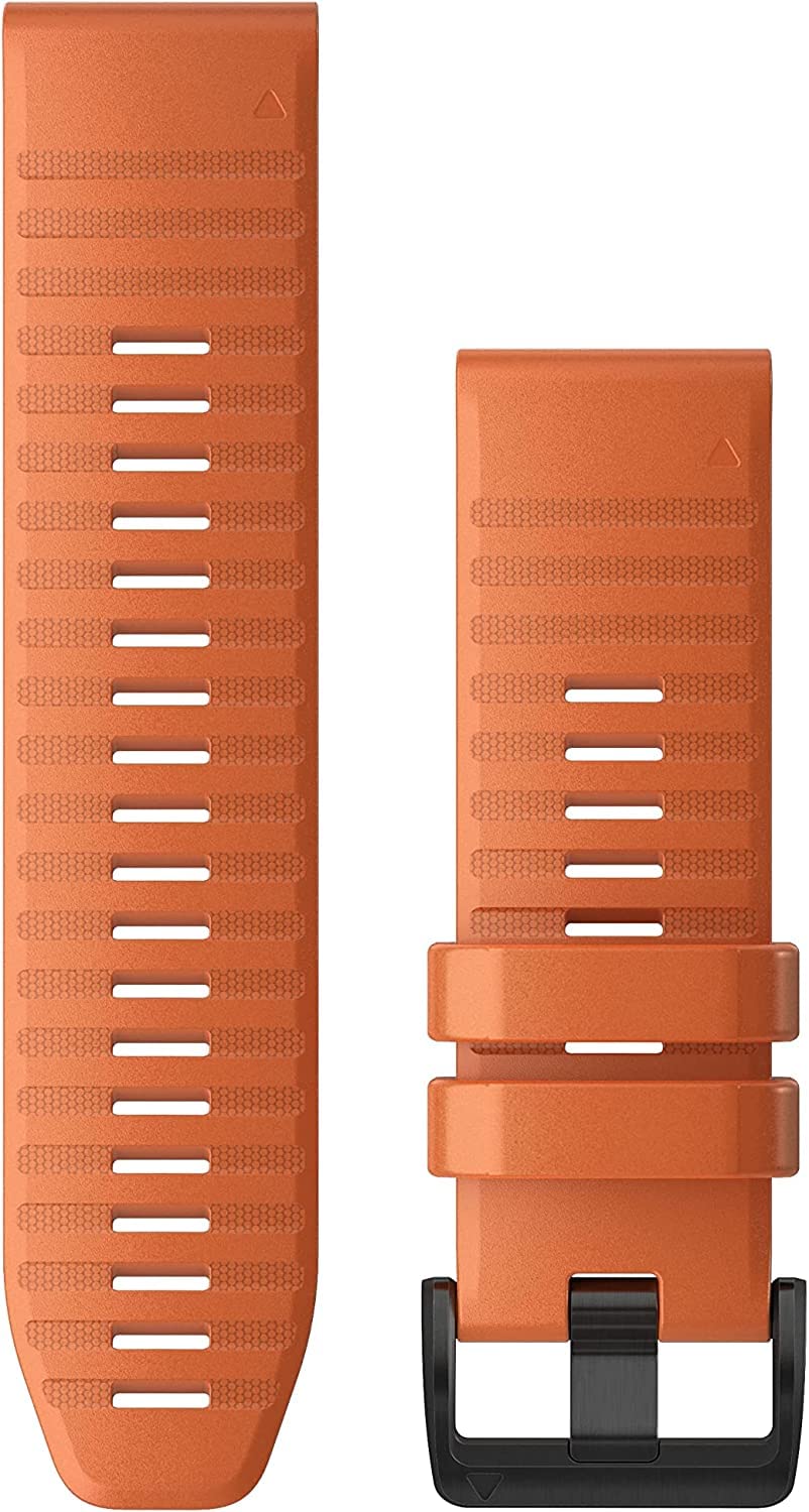 Garmin Quickfit Watch Band, Ember Orange Silicone, 26mm