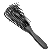 Detangling Brush for Natural Hair - Detangler for Afro Hair 3a to 4c Kinky Wavy Curly Coily - Easily with Wet Dry Conditioner Improve Hair Texture - Easy Clean Curls for afro children and adults
