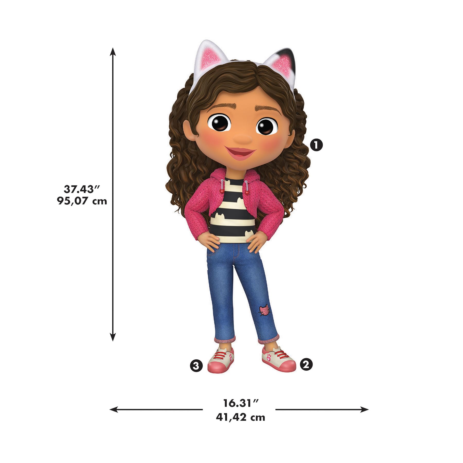 RoomMates DreamWorks Gabby's Dollhouse Character Giant Wall Decals