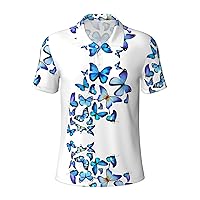 White Marble Rose Gold Print Menâ€™s Polo Shirts Suitable for Casual & Formal Occasions