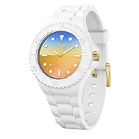 Ice-Watch - ICE Generation Solar Sunrise - White Women's Watch with Silicone Strap - 020391 (Medium), White, Bracelet