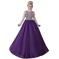 Wenli Girls' Glitz Formal Beaded Pageant Gowns