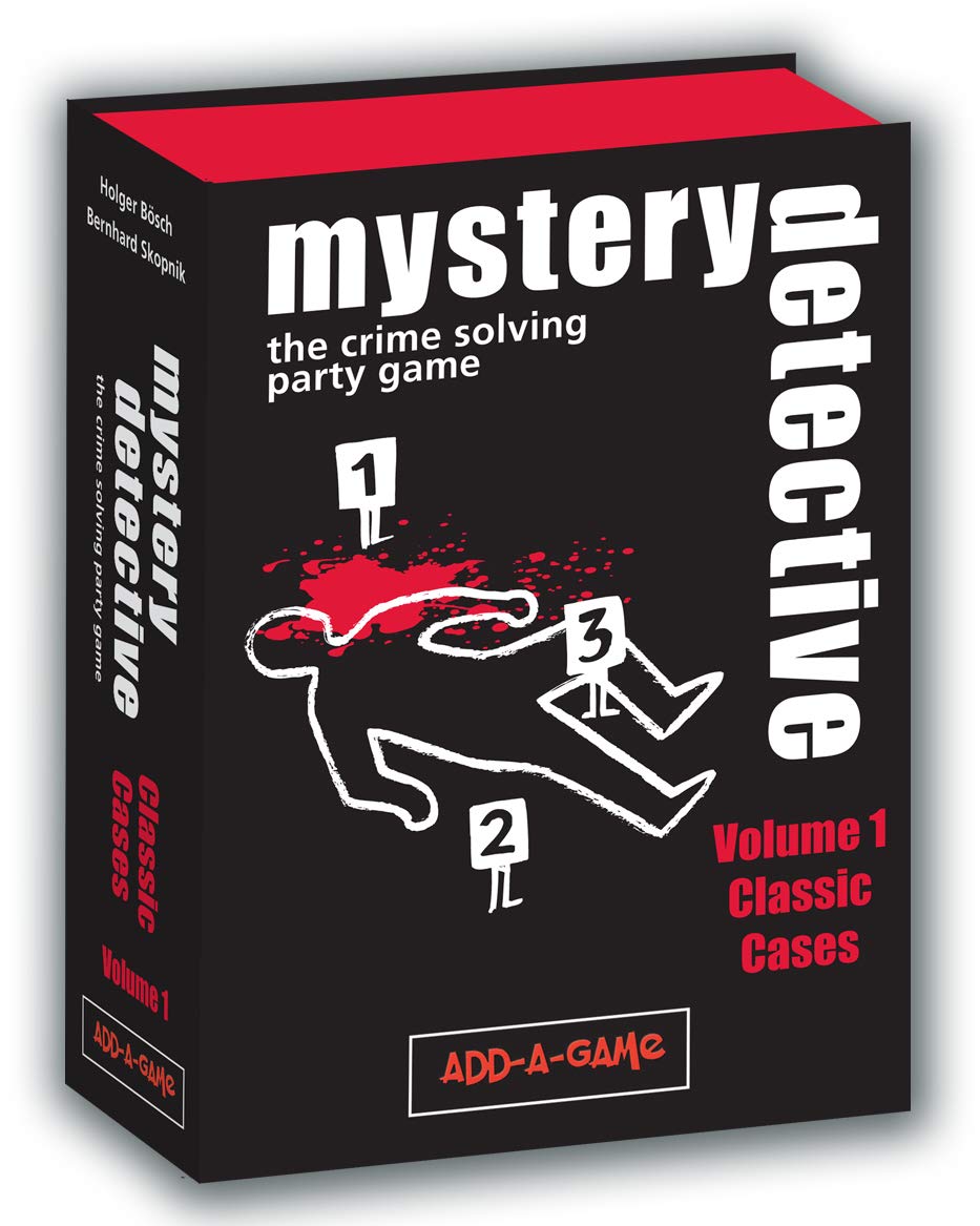 Add-A-Game Mystery Detective Volume 1: Classic Cases- Cooperative Party Game to Unleash Your Brainstorming Skills