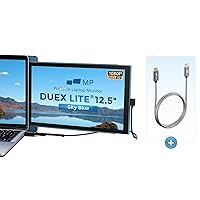 Duex Lite Portable Monitor with 8K HDMI Cable, New Mobile Pixels 12.5