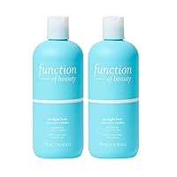 Straight Hair Shampoo Base, 11 oz Each (2-Pack) - Sulfate Free Shampoo Formulated with Coconut Water to Hydrate & Moisturize
