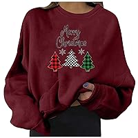 Christmas Sweaters for Women Snowflakes Boat Neck Long Sleeve Sweatshirt Wintertime Chunky Knit Tunic Sweater